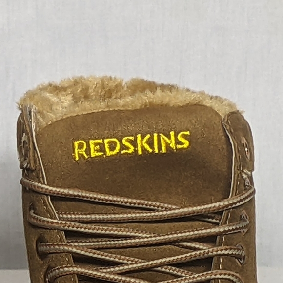 NEW Foco Mens Washington Redskins NFL Tailgate Boots Tan Sz 7 - Picture 6 of 6